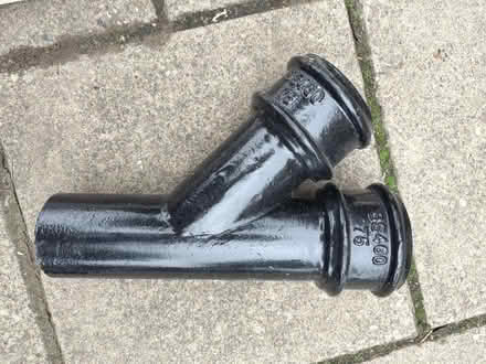 Photo of free Cast iron drain splitter (SW11 5) #1