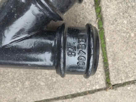 Photo of free Cast iron drain splitter (SW11 5) #2