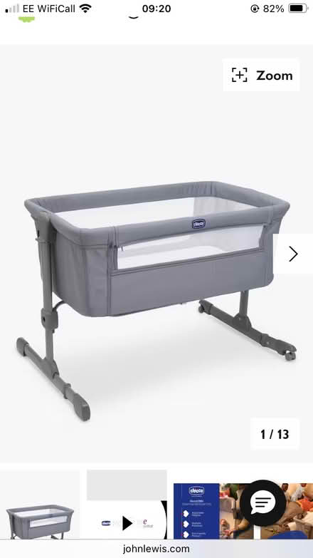 Photo of free Next to me Cot baby chicco (Sydenham) #1