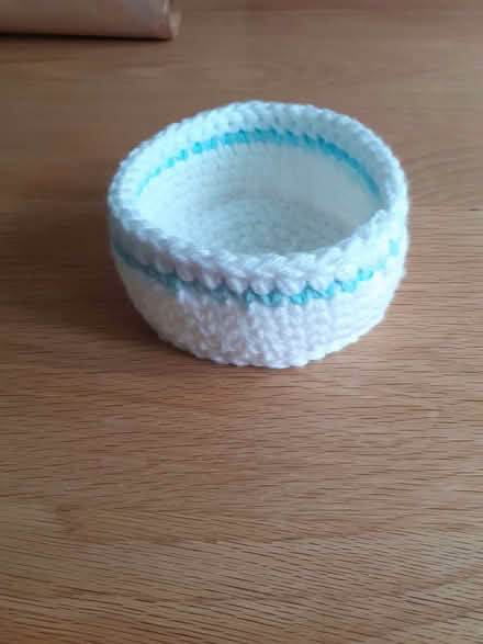 Photo of free Crocheted bowls/trinket tubs (Wandsworth Common SW12) #1