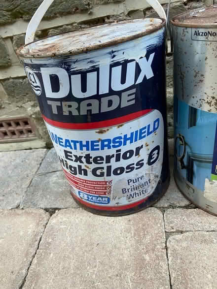 Photo of free white weathershield trade gloss paint (Watford Heath WD19) #1