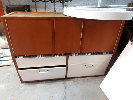 Photo of free Garage storage: Old 70s shelving. (Harbury CV33) #1