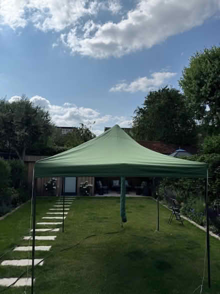 Photo of free 3m x 3m All Seasons green gazebo. (No sides) (Barnes SW13) #2