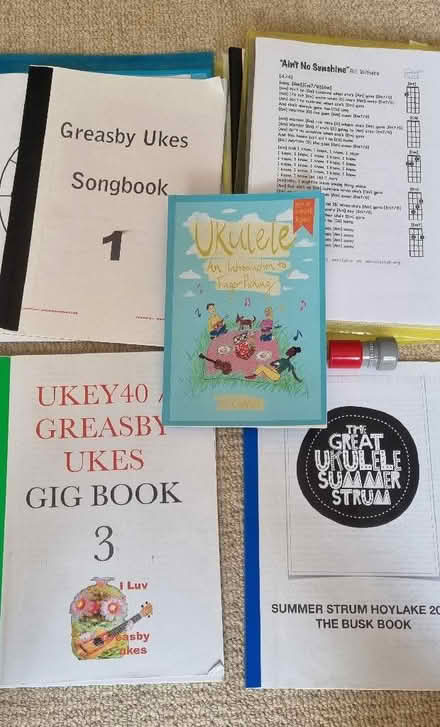 Photo of free Ukulele songsheets, book and stamp (Prenton CH43) #1