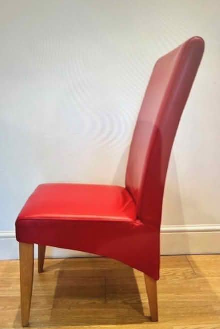 Photo of free Dining Chairs x 8 Leather & Oak (Ickenham) #4