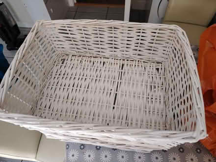 Photo of free 2 white rectangular baskets (Colchester CO3) #2