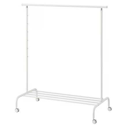Photo of free Clothes rack, white (U-District) #2
