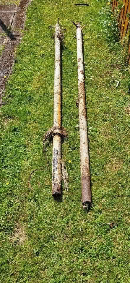 Photo of free 2 clothes poles (Townhill KY12) #2
