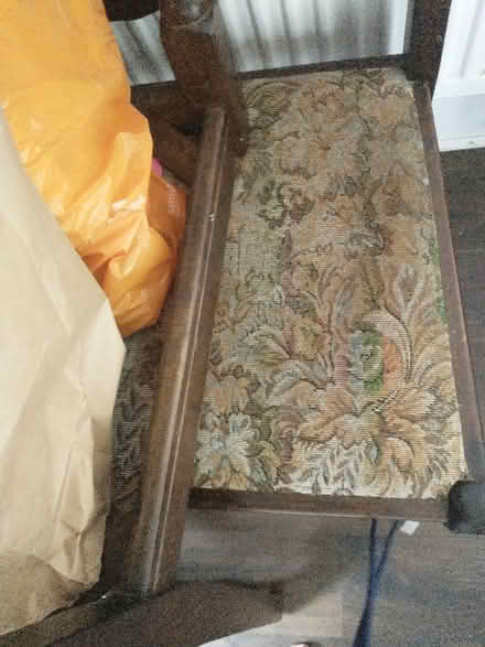 Photo of free 2 Dark-wood dining chairs (Saltburn TS12) #2