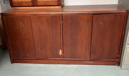 Photo of free Long Wooden Cabinet (Oulton Broad NR32) #1