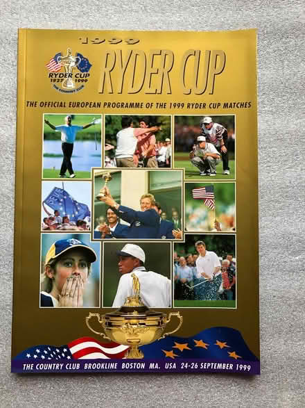 Photo of free Ryder Cup 1999 Official Programme (Liphook) #1
