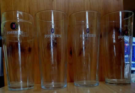 Photo of free 4 Foster's pint glasses (New Marston OX3) #1