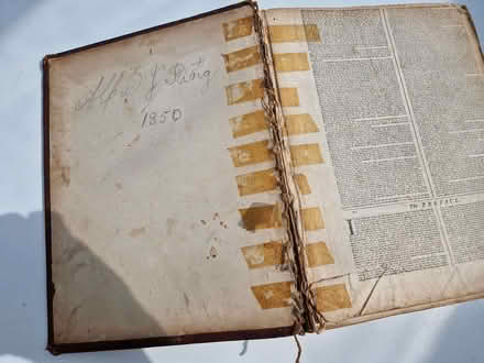Photo of free Family bible signed 1850 (Appleford OX14) #2