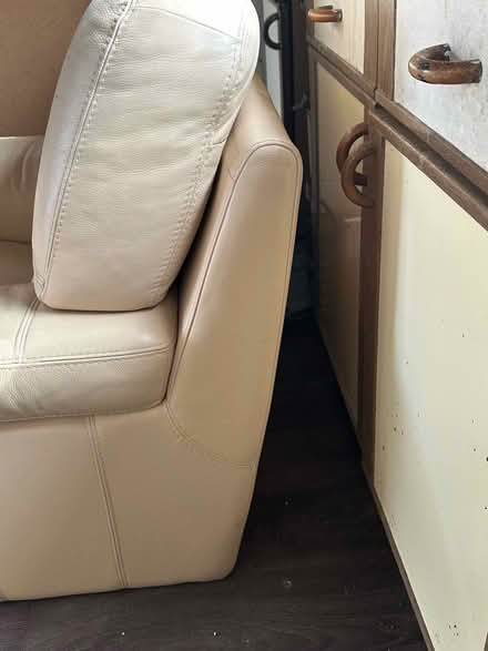 Photo of free Cream sofa and chair (Bolton le Sands LA5) #3