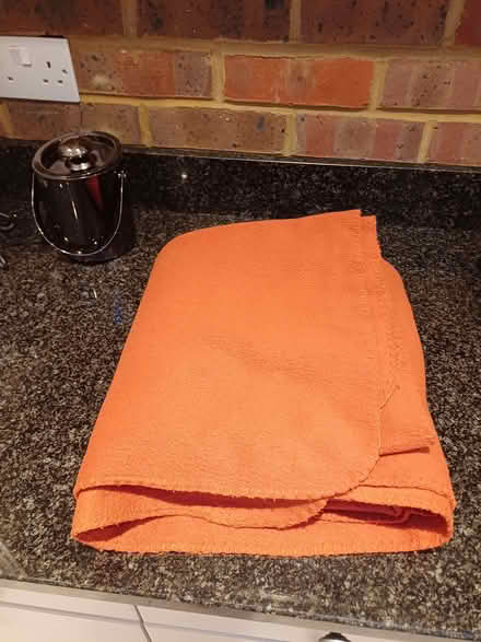 Photo of free Fleece blanket Rust / Tan colour (Winkwell HP1) #1