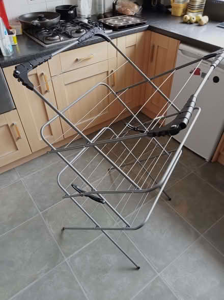 Photo of free Clothes airer - repaired but temperamental (Woodley RG5) #1