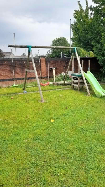 Photo of free Kids swing and slide set (Netherley L27) #1