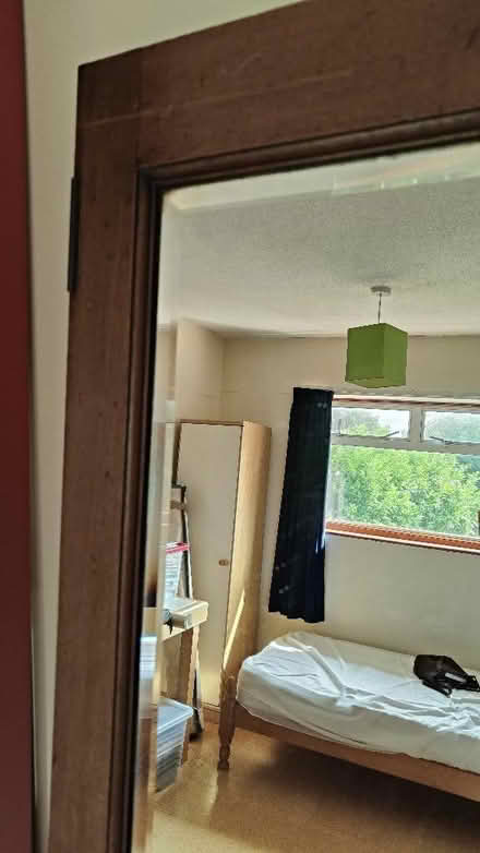 Photo of free Heavy wood wardrobe door mirror (Cutteslowe OX2) #1