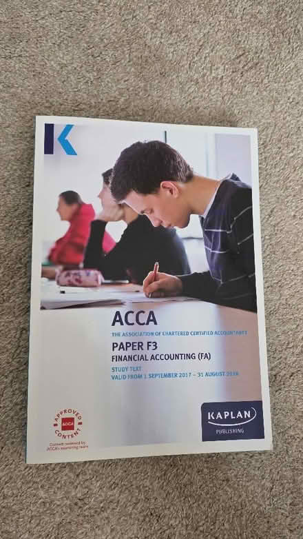 Photo of free ACCA F2 and F3 book from 2018 (Aston S26) #3