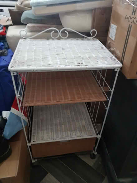 Photo of free Wicker storage shelf (B29) #2