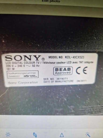 Photo of free Sony bravia 40 inch tv (Sunningdale SL5) #3