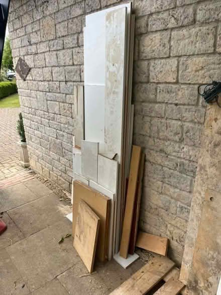 Photo of free Several large pieces of white melamine (Cheltenham GL53) #1