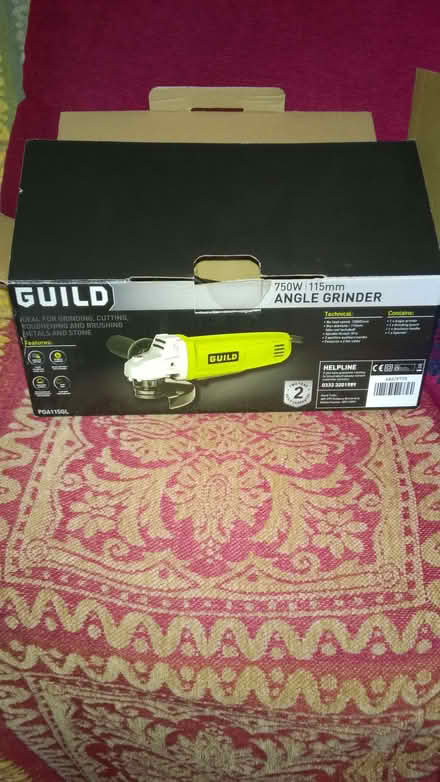 Photo of free Spare/ Repairs Faulty Guild 750W 115mm angle grinder (Clitheroe BB7) #1