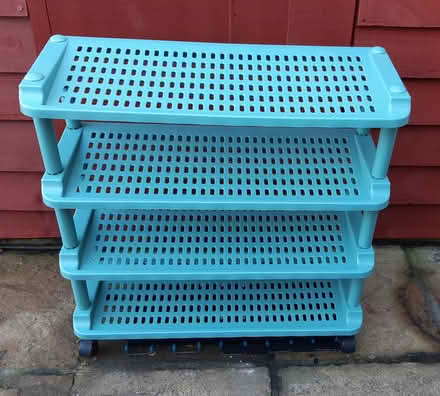 Photo of free Collapsible shoe rack (Oliver's battery, Winchester) #1