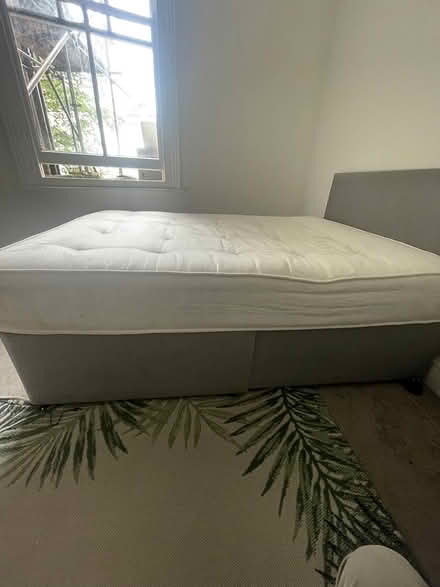 Photo of free Double size bed with mattress (Tw1 3JZ) #1