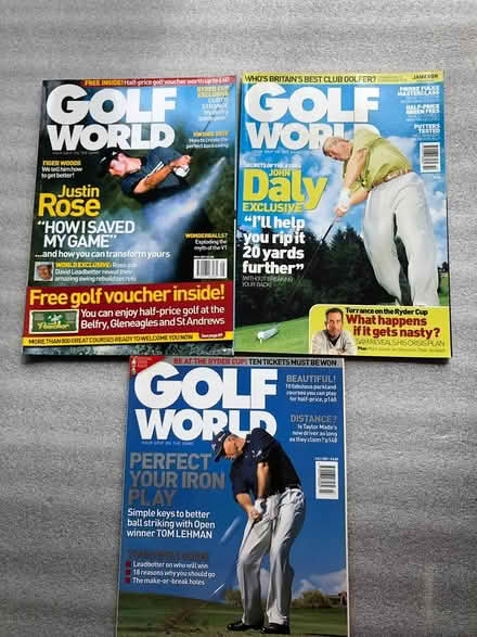 Photo of free Vintage Golf World Mags (Liphook) #1