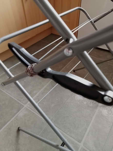 Photo of free Clothes airer - repaired but temperamental (Woodley RG5) #2