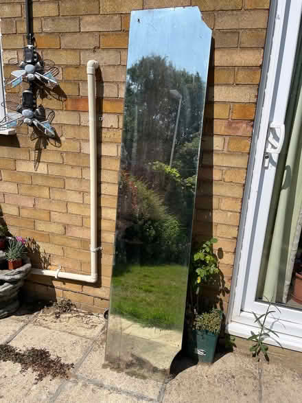 Photo of free Large unframed mirror, suitable for garden feature (Whittlesey PE7) #1