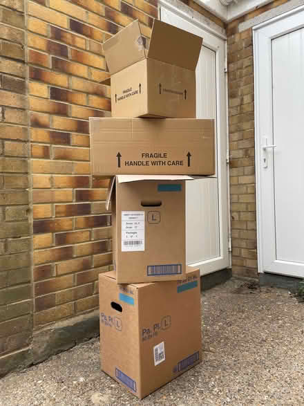 Photo of free Various sturdy cardboard boxes, suitable for house move etc (Whittlesey PE7) #1