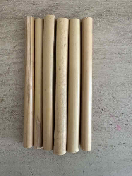 Photo of free 6 pieces of hollow light 15cm bamboo pieces (Hoddesdon EN11) #1