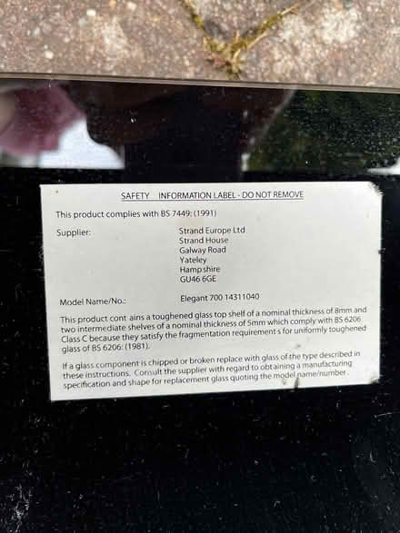 Photo of free TV Unit (Kenilworth CV8) #3