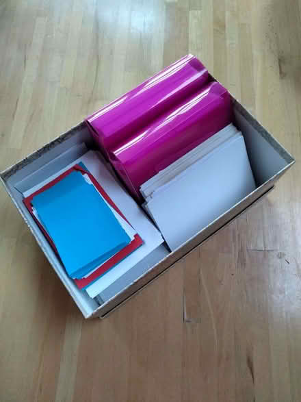 Photo of free Box of A5 blank revision cards (Buckhurst Hill IG9) #1