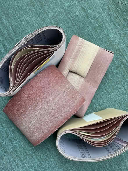 Photo of free Large sanding belt sandpaper loops (SE19) #1