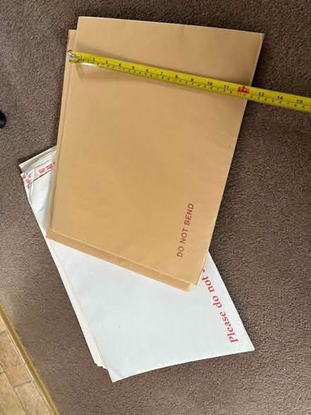 Photo of free Large envelopes with cardboard for stiffness (Far Bletchley MK3) #1