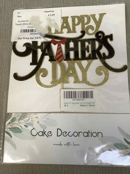 Photo of free Cake topper (Altrincham WA14) #1