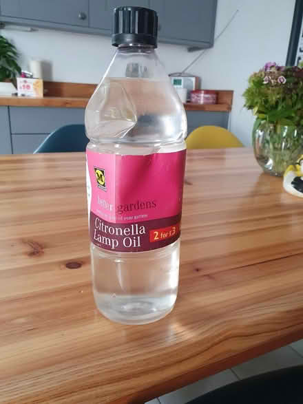 Photo of free Cintronella lamp oil (Barnes) #1