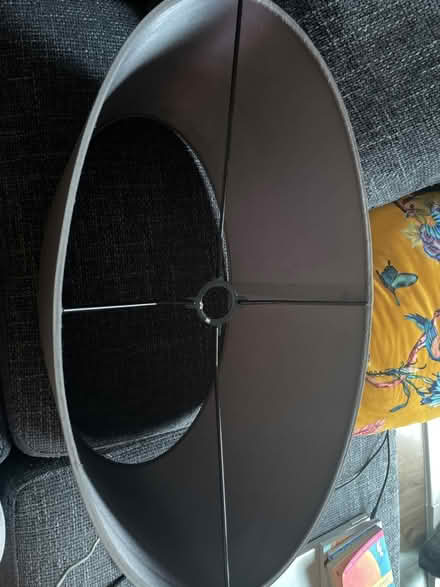 Photo of free Large grey lamp shade (Stanmore, HA8) #2