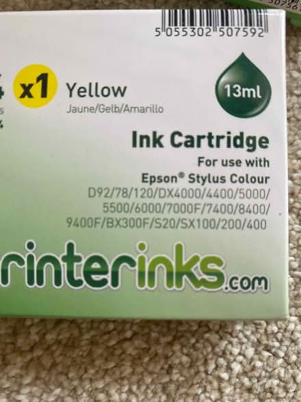 Photo of free 4 Epson ink cartridges (WR15 Leigh Sinton) #2