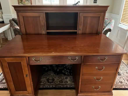 Photo of free 2 piece desk with undermount lights (Vienna community center) #2