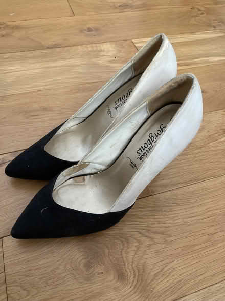 Photo of free New look black and white heels size 6 (Southfields SW18) #1