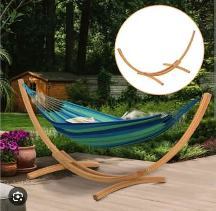 Photo of Hammock stand (HA8, Burnt Oak) #1