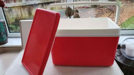 Photo of free Medium sized red and white coolbox (Mimbridge GU24) #3