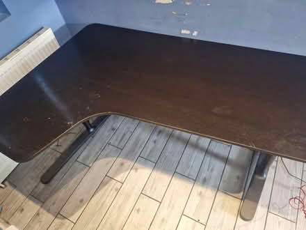 Photo of free Large black wooden desk (Park Gate PO14) #1
