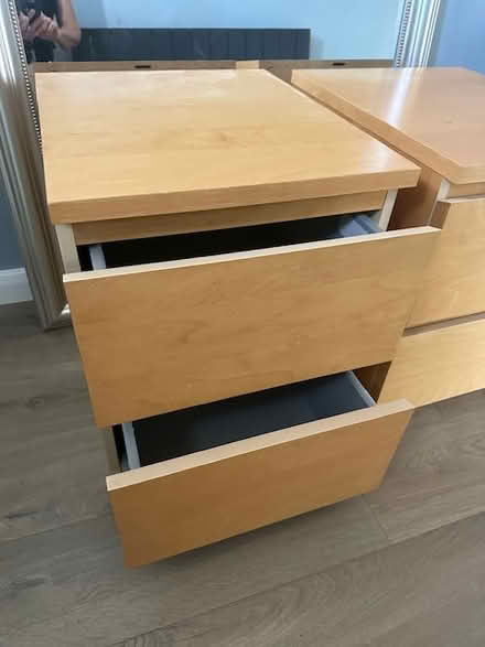 Photo of free IKEA Malm chest of two drawers x 2 (North Kingston KT2) #3