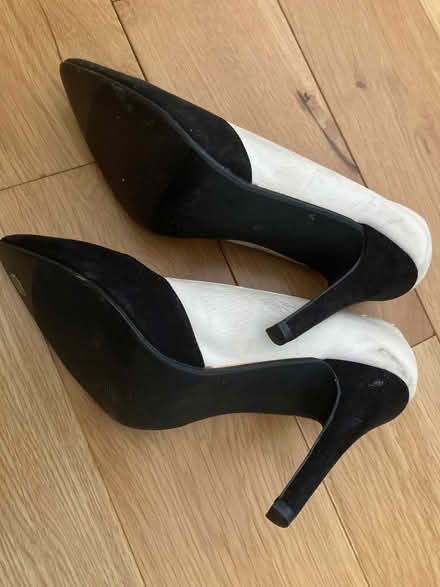 Photo of free New look black and white heels size 6 (Southfields SW18) #2