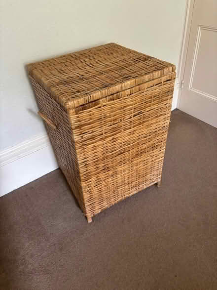 Photo of free Wicker laundry basket (Leckhampton GL53) #1